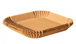 Airfryer Bakepapir - firkantet form (100 stk)