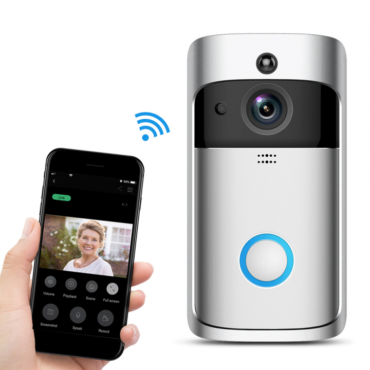 Ringeklokke med kamera i gruppen Smarte Produkter Til Hjemmet hos Premiumtek.no (DoorBell)