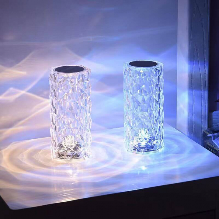 Krystall Bordlampe - LED i gruppen Smarte Produkter Til Hjemmet hos Premiumtek.no (KrystallLed)