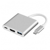 USB-C Multiport Adapter til USB, HDMI og USB-C