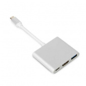 USB-C Multiport Adapter til USB, HDMI og USB-C