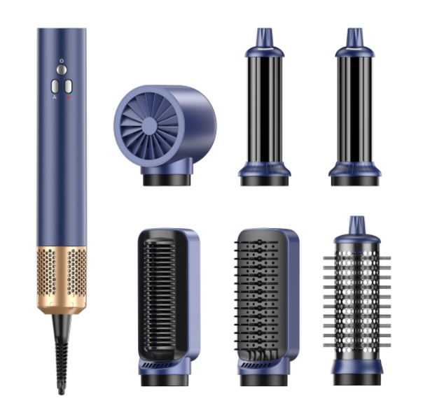 6 i 1 Profesjonell Hair Styler - Blå