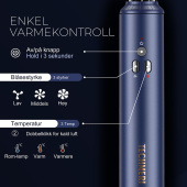 6 i 1 Profesjonell Hair Styler - Blå 6 i 1 Profesjonell Hair Styler - Blå