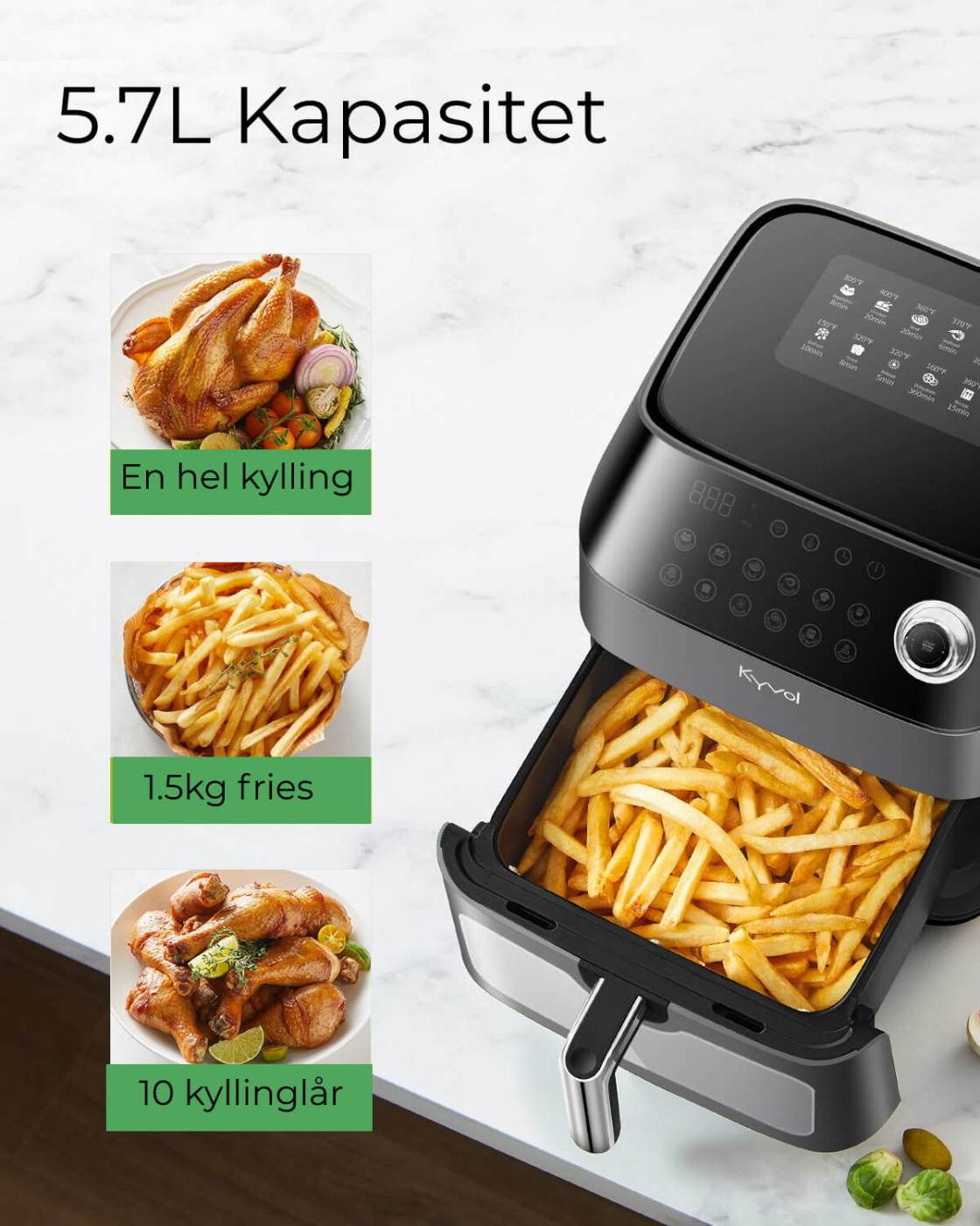 Kyvol Premium Smart Airfryer