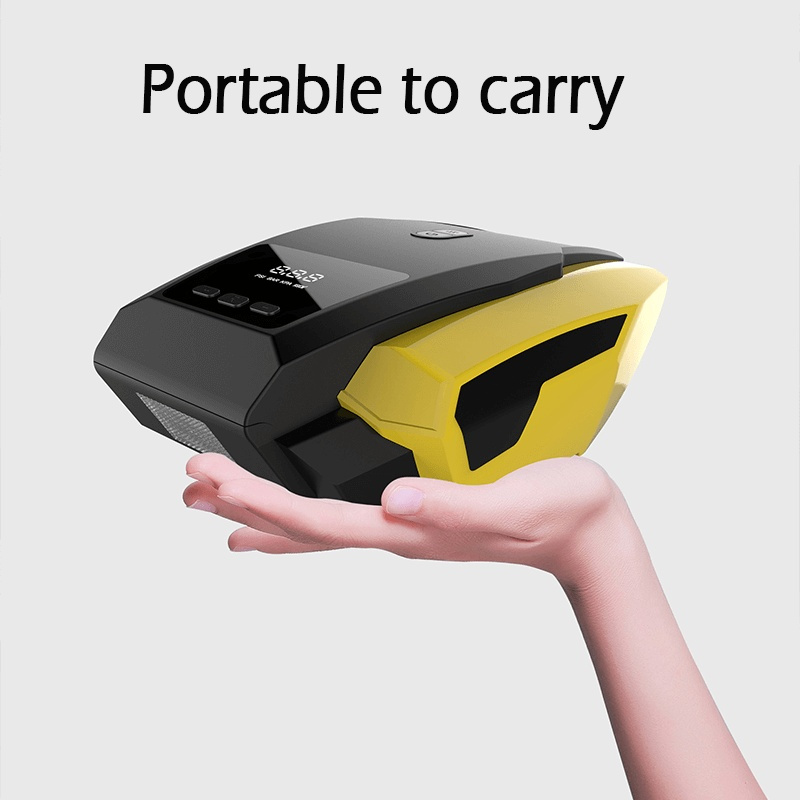 Portabel Luft Kompressor For Bil Med LED Lys