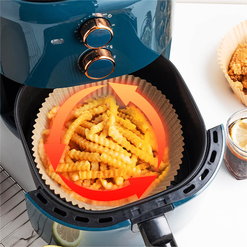 Airfryer Bakepapir - rund form 100 stk