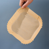 Airfryer Bakepapir - firkantet form 100 stk