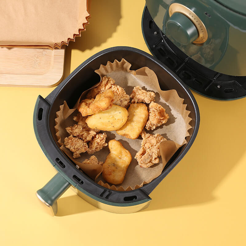 Airfryer Bakepapir - firkantet form 100 stk