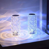 Krystall Bordlampe - LED