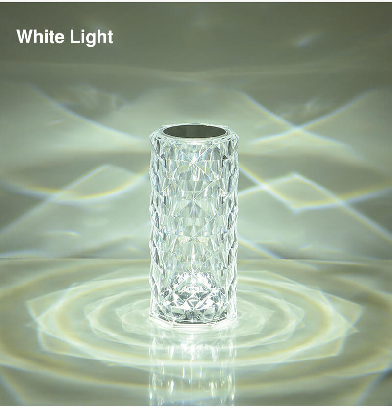 Krystall Bordlampe - LED