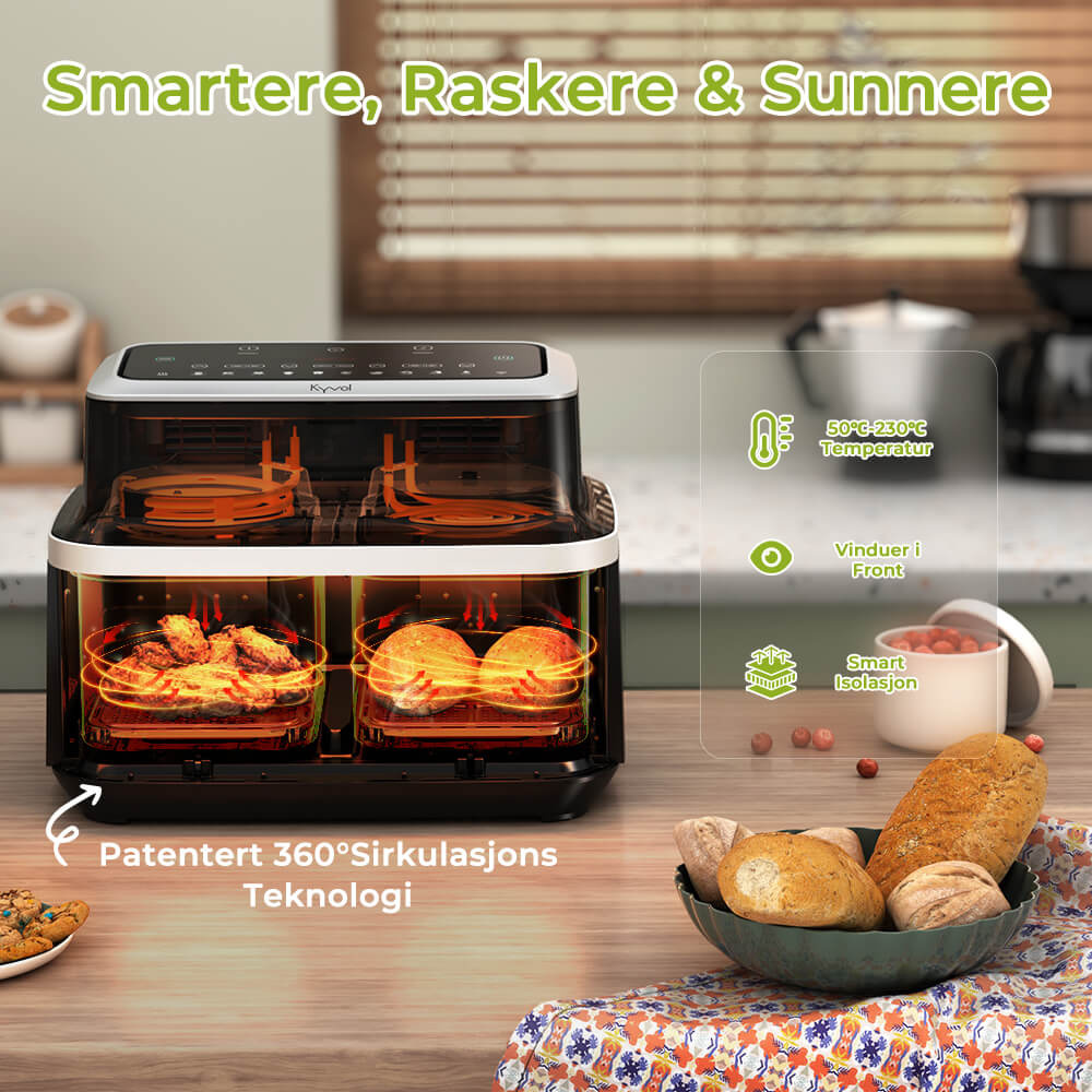 Kyvol Dual Basket Airfryer