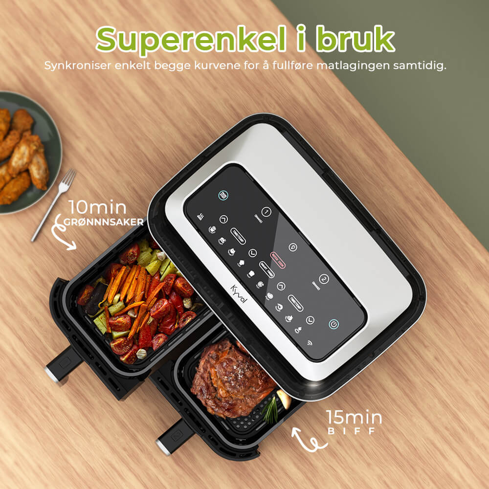 Kyvol Dual Basket Airfryer
