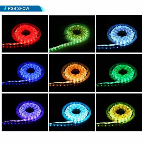 Smart Home LED-lysslynge RGB, WiFI Dimmbar, 5m - Hvit