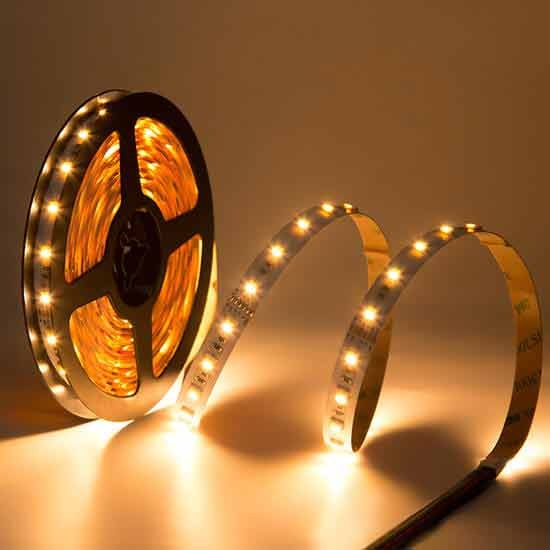 Smart Home LED-lysslynge RGB, WiFI Dimmbar, 5m - Hvit