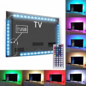 Smart Home LED-lysslynge RGB, WiFI Dimmbar, 5m - Hvit