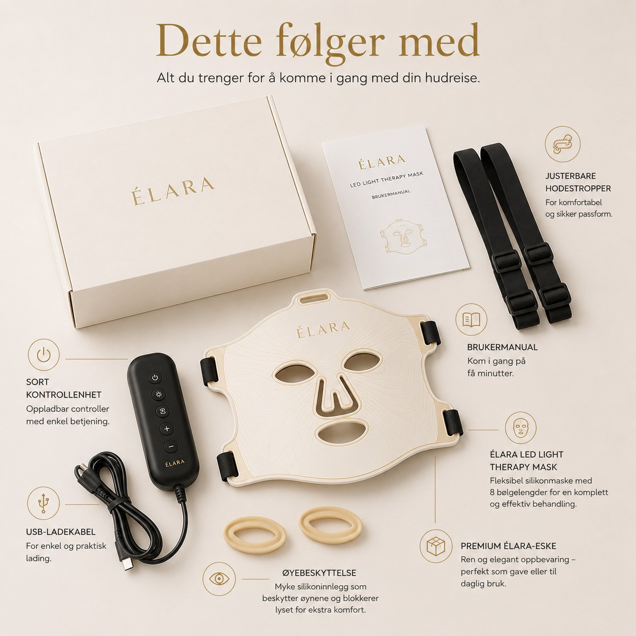 Élara LED Light Therapy Mask