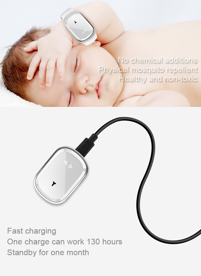 Myggavstøtende Armbånd Ultralyd