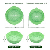 Airfryer Silikonform - Rund